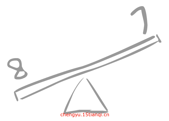 看图猜成语答案图解:七上八下($info['id'])